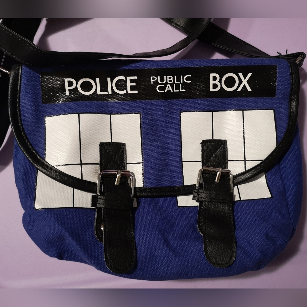 Doctor Who Police Box Slouch Bag